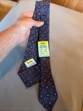 Wembley 1940’s-1950’s Priestley’s England Wool Nor-East Non-Crush Necktie, new